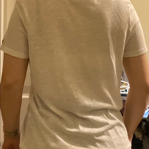 T-shirt white with band across front - Picture 2 of 2